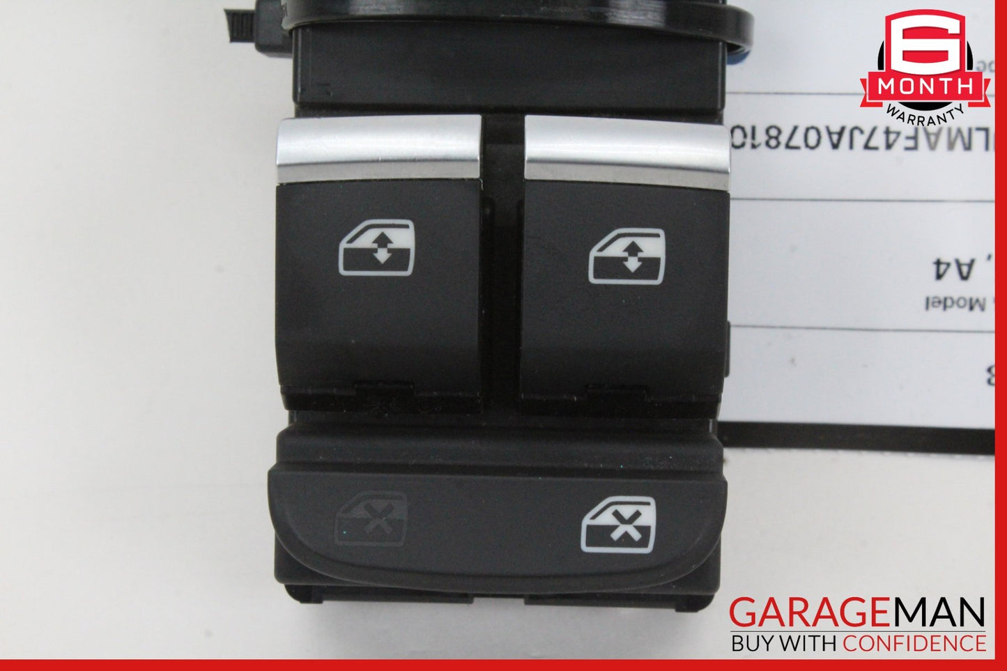 2017-2024 Audi A4 Front Left Master Window Control Switch 8W0959851E OEM