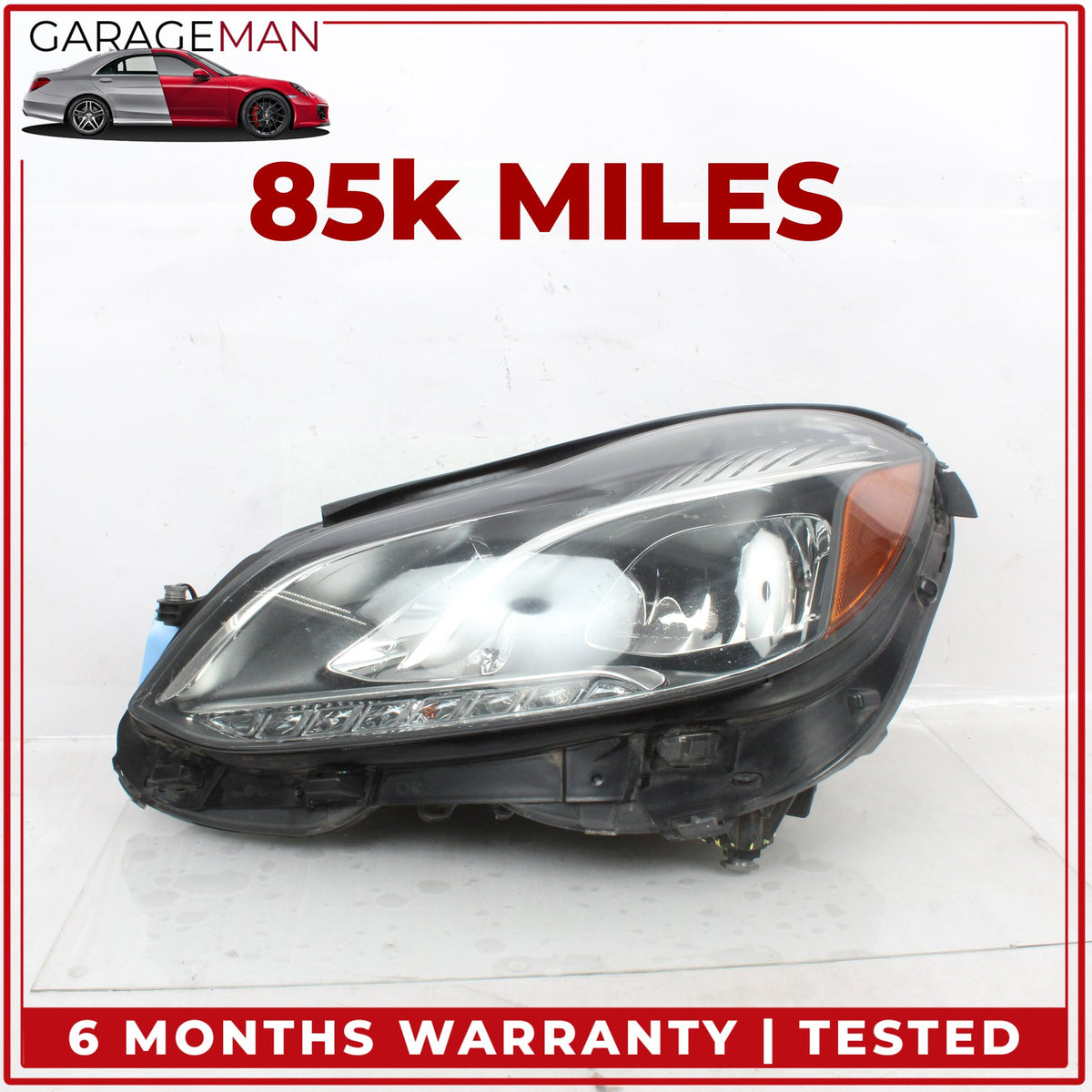 2014-2016 Mercedes W212 E350 E400 LED Headlight Lamp Left Side 2128209359 OEM