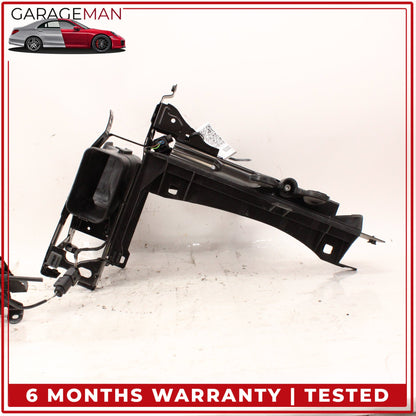 2009-2015 BMW 740i F01 Left Headlight Support Bracket Frame w/ Hood Latch OEM