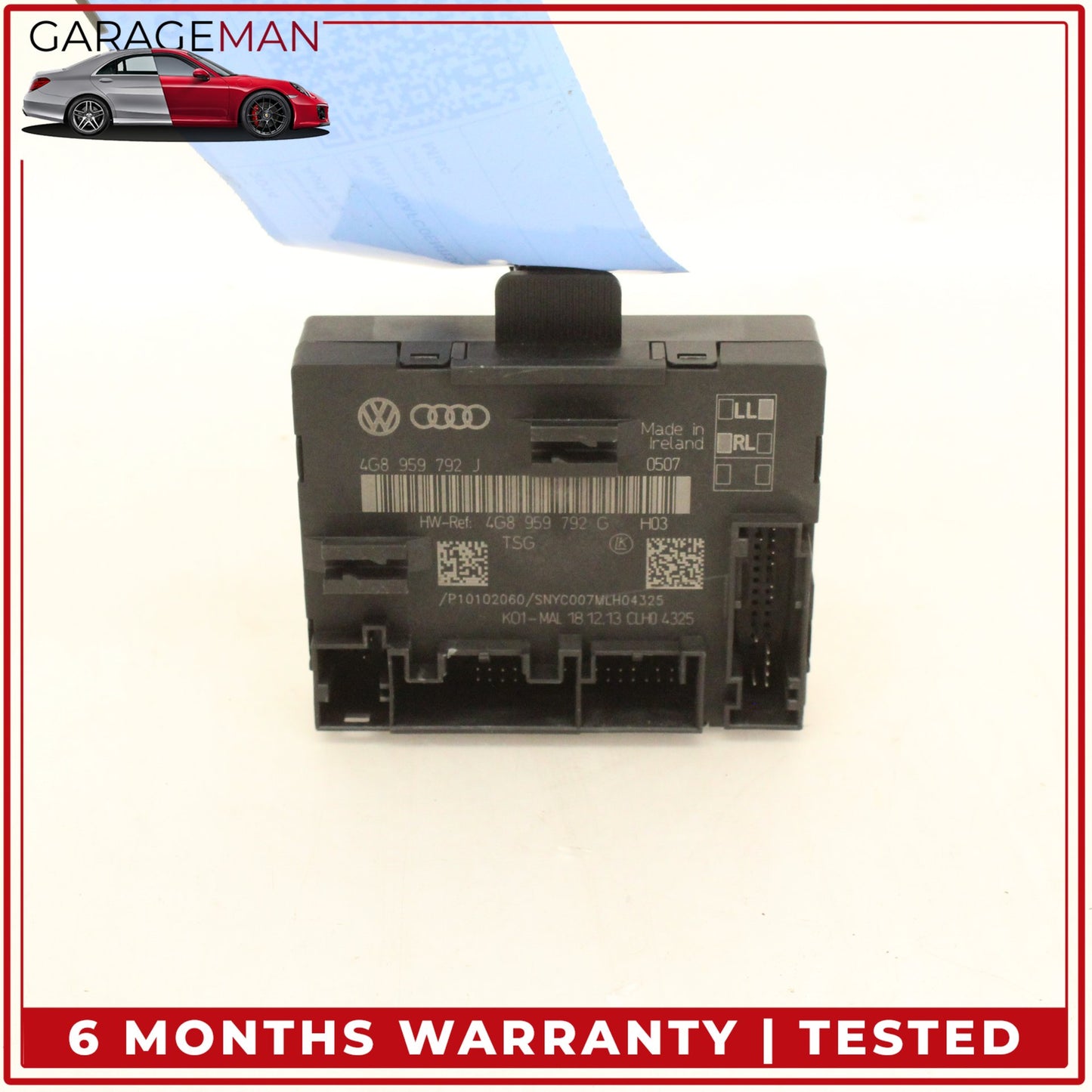 2012-2018 Audi A6 A7 Front Right Side Door Control Module Unit 4G8959792J OEM