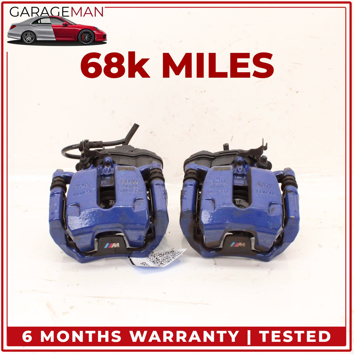 2018-2024 BMW X3 M40i G01 Rear Brake Calipers Blue (set of 2) OEM