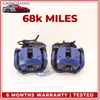 2018-2024 BMW X3 M40i G01 Rear Brake Calipers Blue (set of 2) OEM