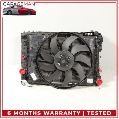 2012-2020 Mercedes C207 E550 Engine Radiator Cooling Fan Motor Assembly OEM