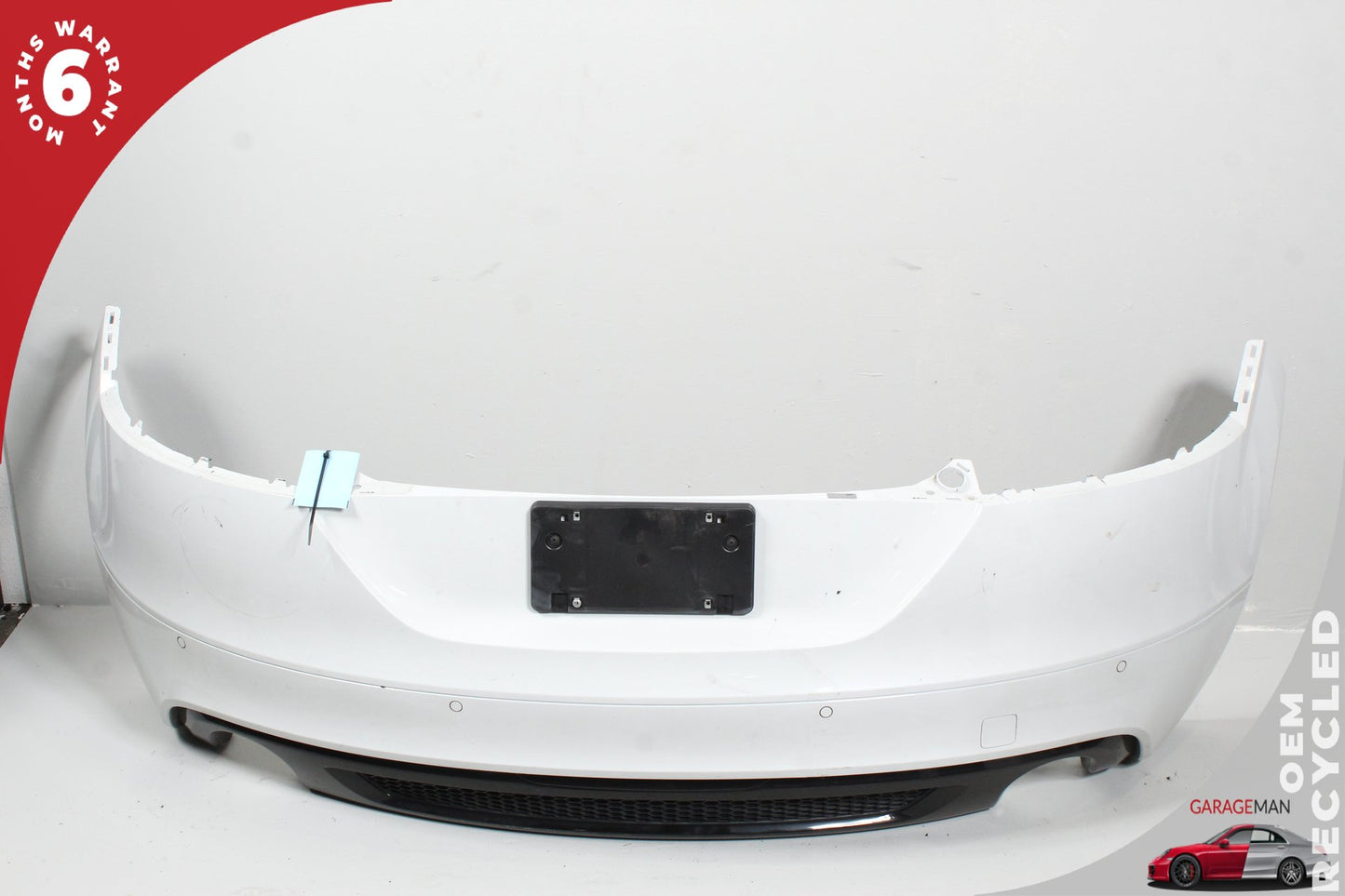 2008-2015 Audi TT 8J AWD Rear Bumper Cover Panel Assembly 8J0807317 Ibis White