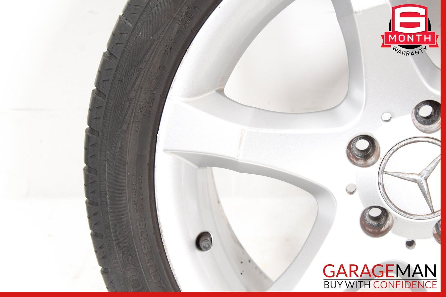 2005-2007 Mercedes W203 C230 C350 Rear Wheel Rim w/ Tire 8.5JX17H2 ET34 OEM