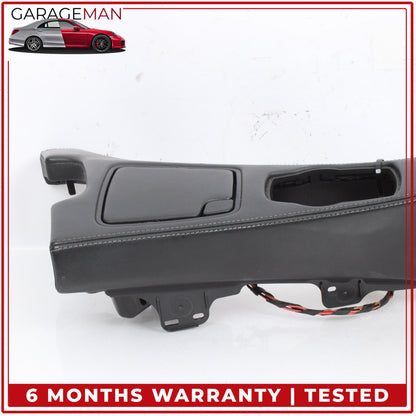 2012-2019 BMW 650i Center Console Trim Cover w/ Ashtray Black Nappa Leather OEM
