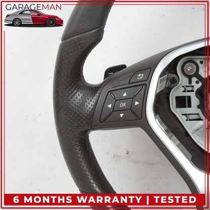 2012-2018 Mercedes C207 E400 E350 Coupe Steering Wheel w/ Paddle Shifters OEM