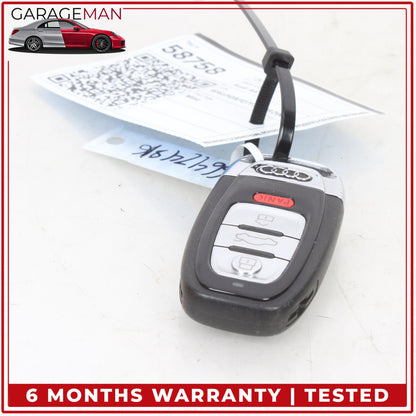 2011-2018 Audi A8 S8 A7 S7 Keyless Entry Smart Remote Key Fob 4H0959754DB OEM