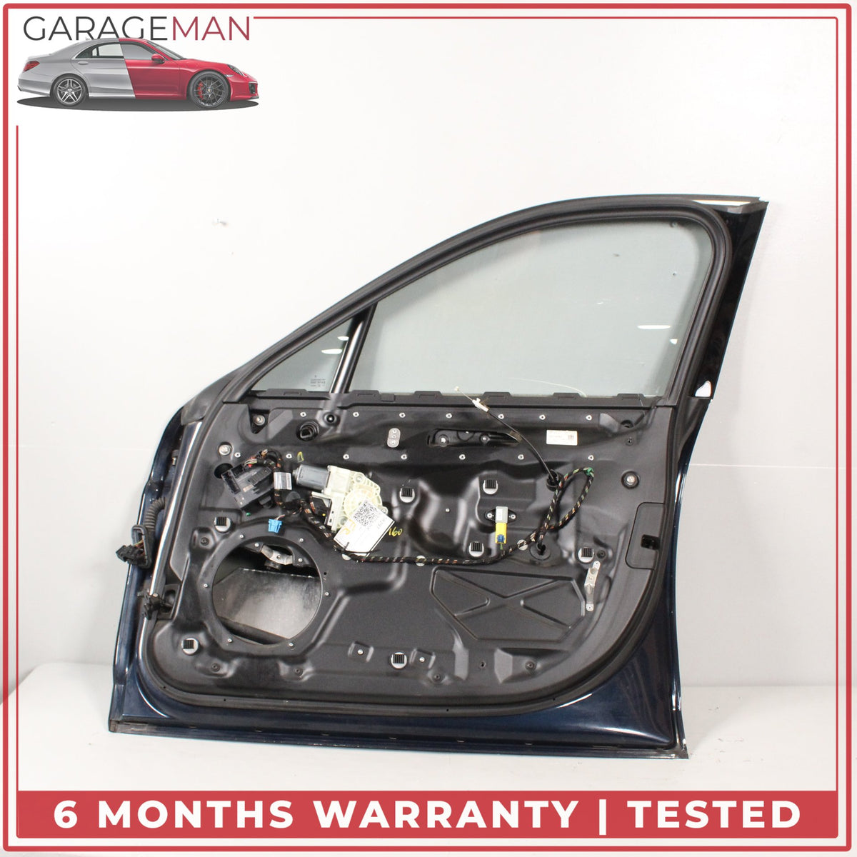 2010-2016 Porsche Panamera 970 Front Right Complete Door Assy Blue Metallic OEM