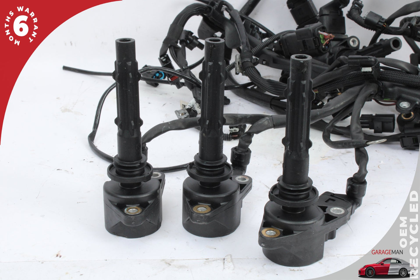 2010-2013 Mercedes W221 S400 Hybrid Engine Wiring Harness w/ Ignition Coils OEM