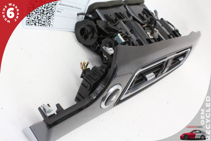 2009-2015 BMW 750i Front Dash Center Air Vent Grille w/ Engine Start Button OEM