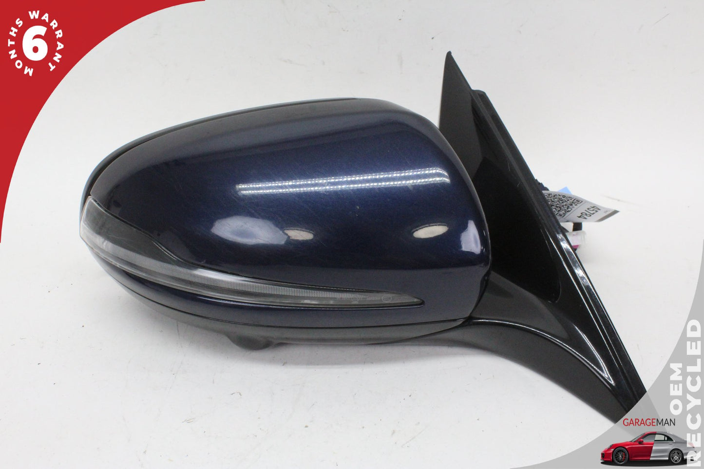 17-19 Mercedes-Benz E400 W213 Wagon Front Right Door Rear View Mirror w/ Camera Blind Spot