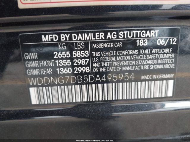 Parting Out- 2013 Mercedes-Benz S550 W221- 121