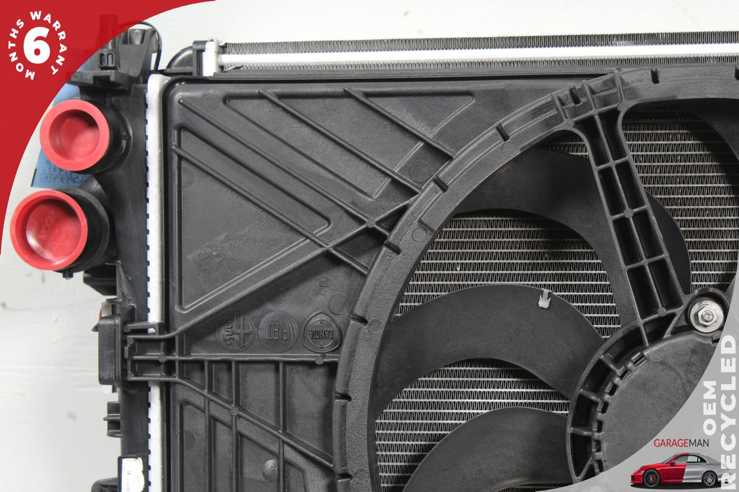 2014-2020 Fiat 500L Engine Cooling Radiator AC A/C Condenser Assembly OEM