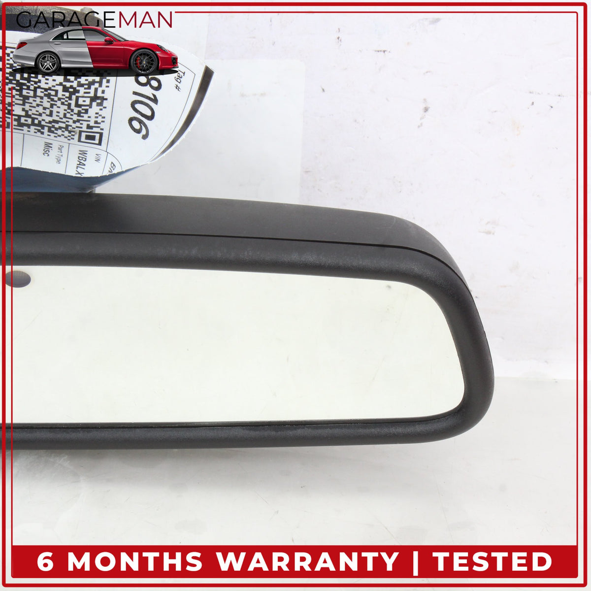 2012-2018 BMW 650i F13 Top Upper Rear View Mirror 9225980 OEM
