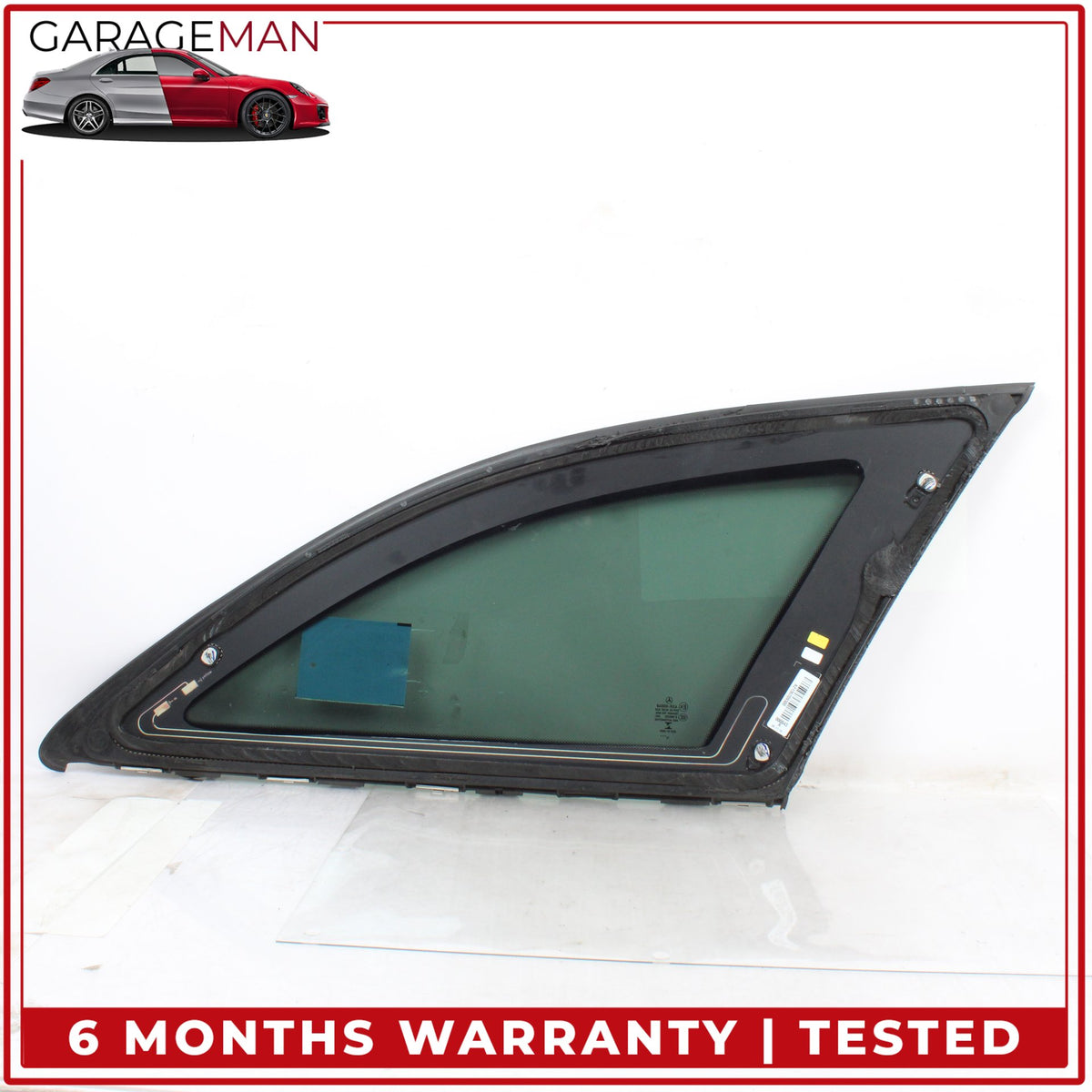 2017-2023 Mercedes S213 E400 Wagon Rear Left Quarter Window Glass 2136709300 OEM