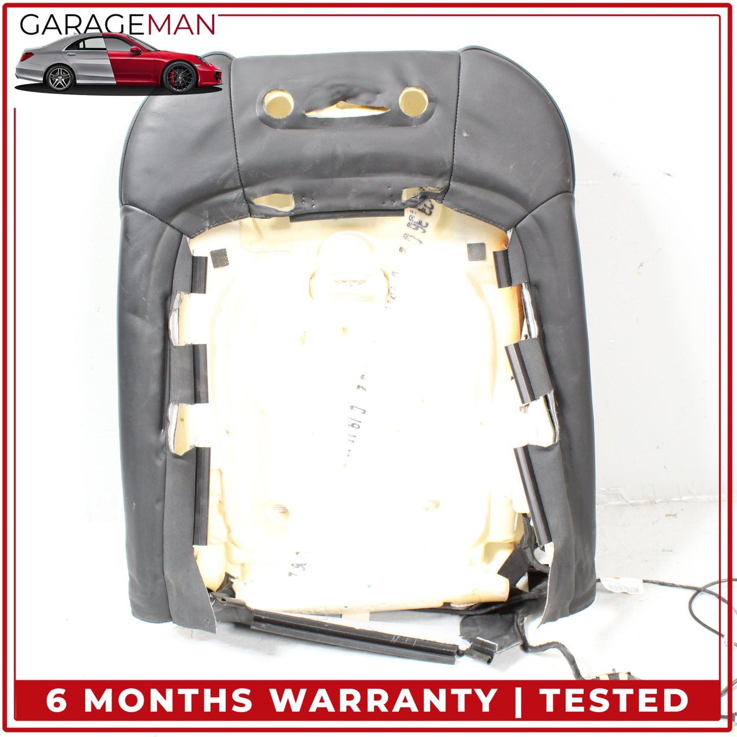 2011-2018 Porsche Cayenne 958 Front Right Side Top Upper Seat Cushion Black OEM