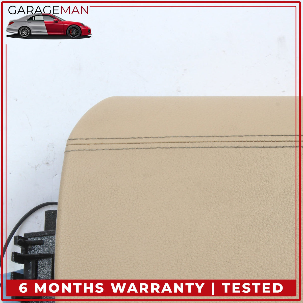 2011-2018 Porsche Cayenne 958 Front Center Console Armrest Lid Cover Beige OEM