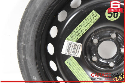 09-16 Audi S4 A4 B8 Spare Tire Wheel Rim T125/70R19 8K0601027D OEM