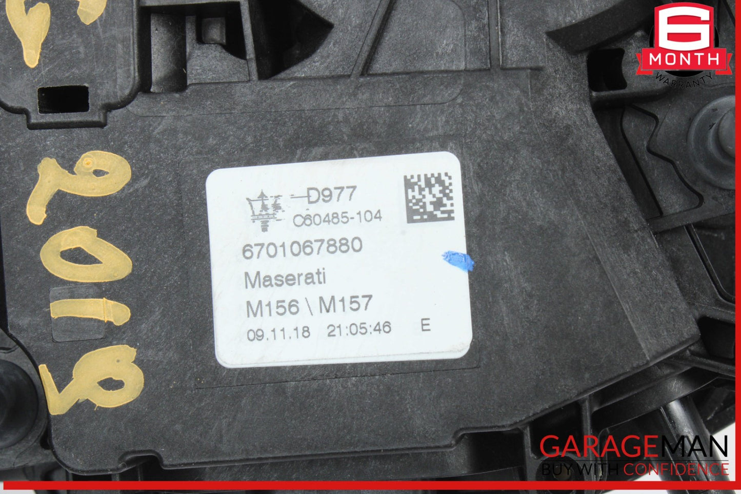 2014-2019 Maserati Ghibli Rear Trunk Lock Latch Motor 670106788