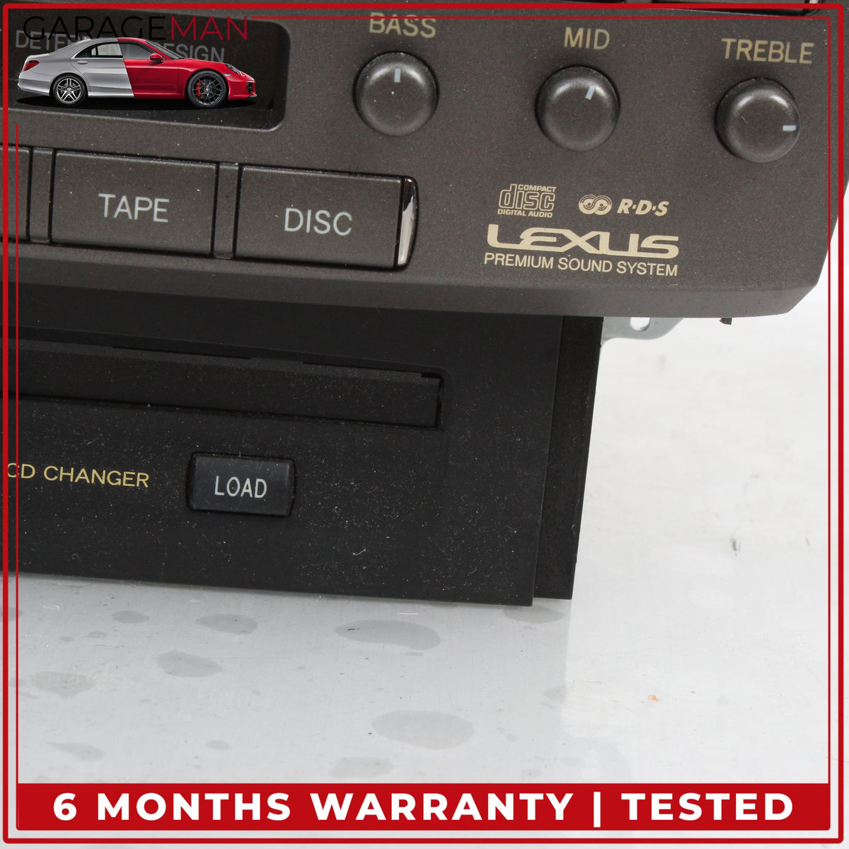2001-2003 Lexus LS430 AM FM Audio Radio Receiver Cassette Player 8612050670 OEM