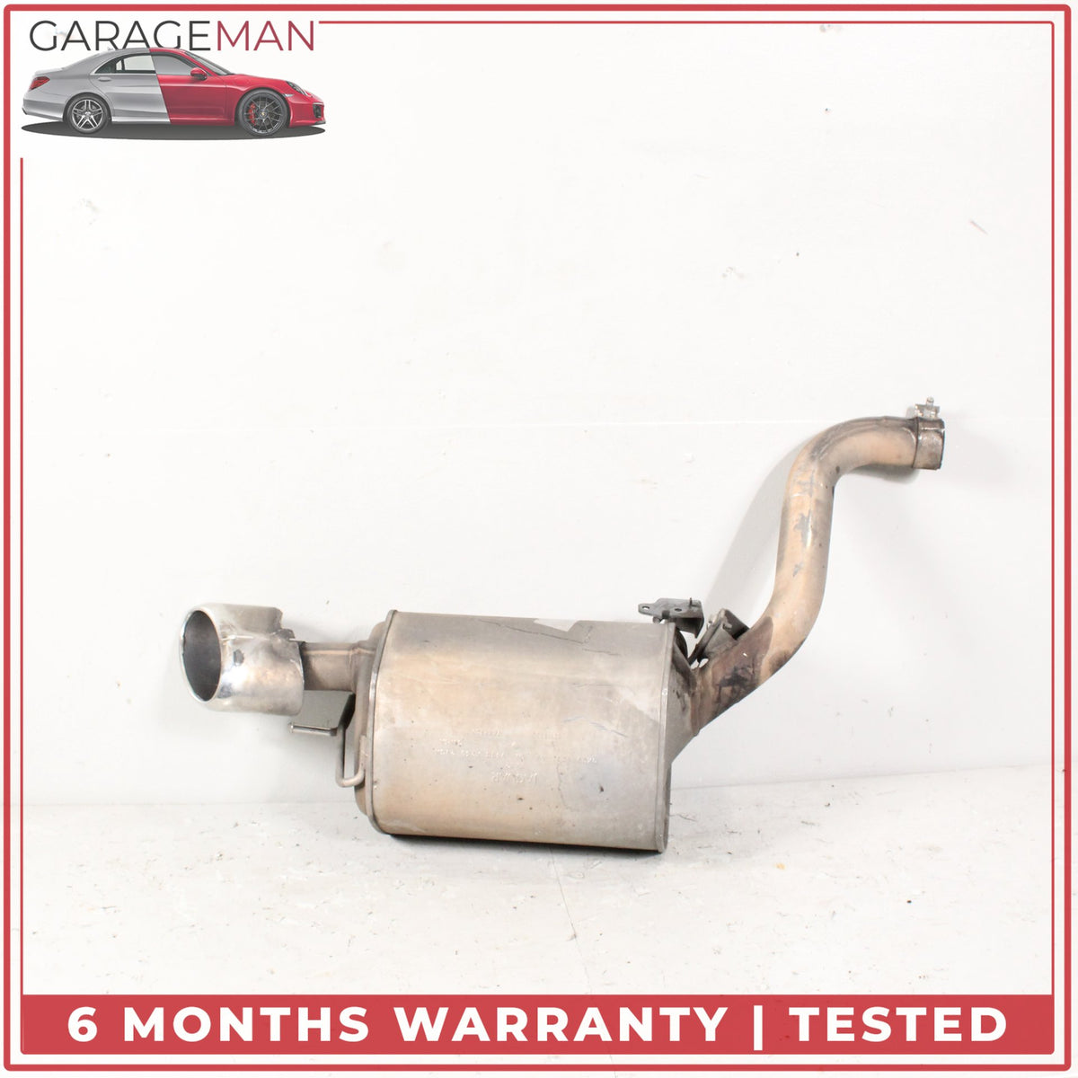 2013-2015 Jaguar XF X250 Exhaust Muffler Left and Right Side Set DX235230AB OEM