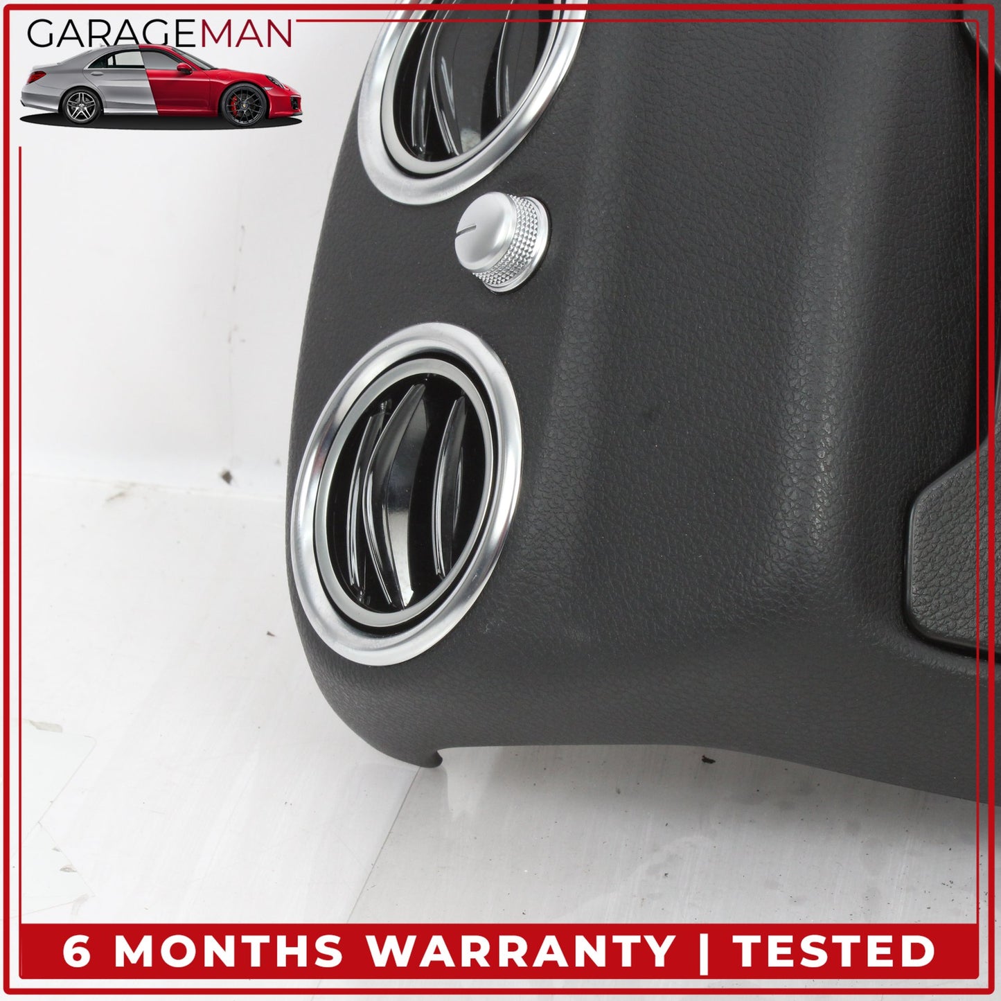 2015-2020 Mercedes W205 C300 C350e Rear Center Console A/C Air Vent Trim OEM