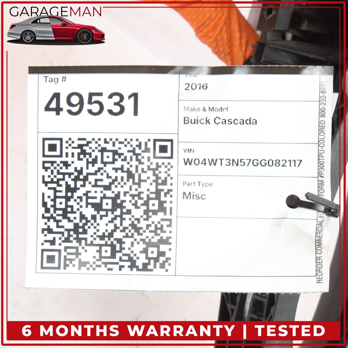2016-2019 Buick Cascada Front Right Exterior Door Handle 14096401 OEM