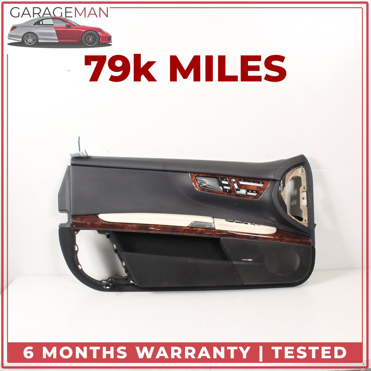 2007-2014 Mercedes W216 CL550 Coupe Front Left Door Trim Panel 2167208570 ЩУЬ