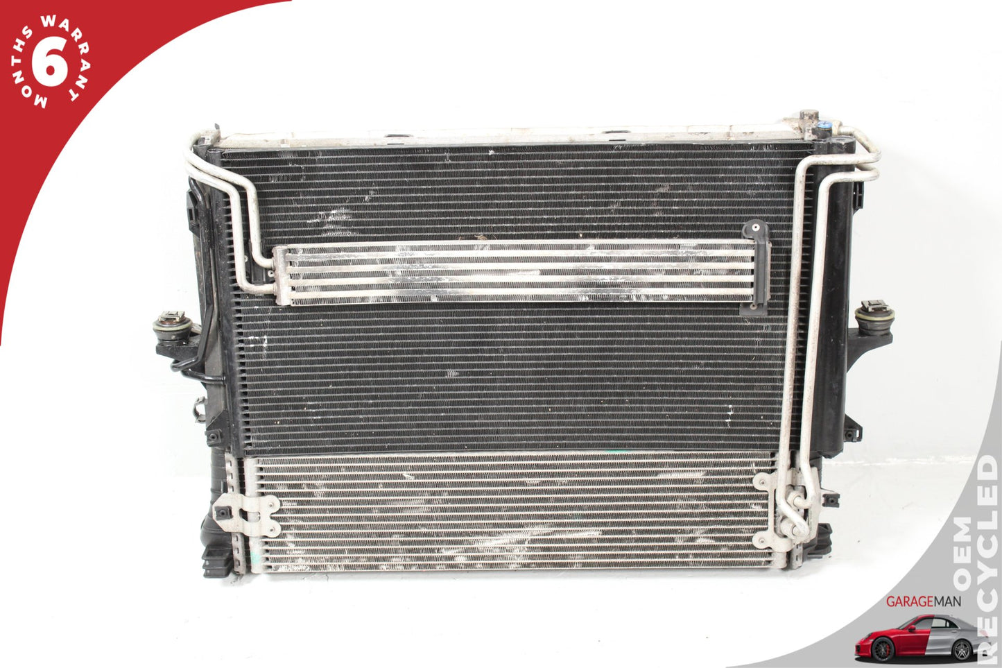 2003-2010 Porsche Cayenne 955 Engine Cooling Radiator A/C Condenser Cooler OEM