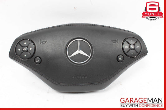 10-14 Mercedes W221 S550 CL550 Steering Wheel Airbag Air Bag Black OEM