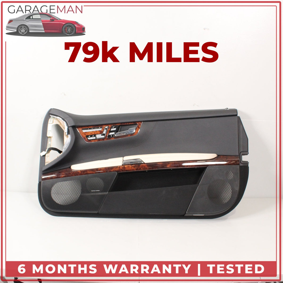 2007-2014 Mercedes W216 CL550 Coupe Front Right Door Trim Panel 2167200670 OEM