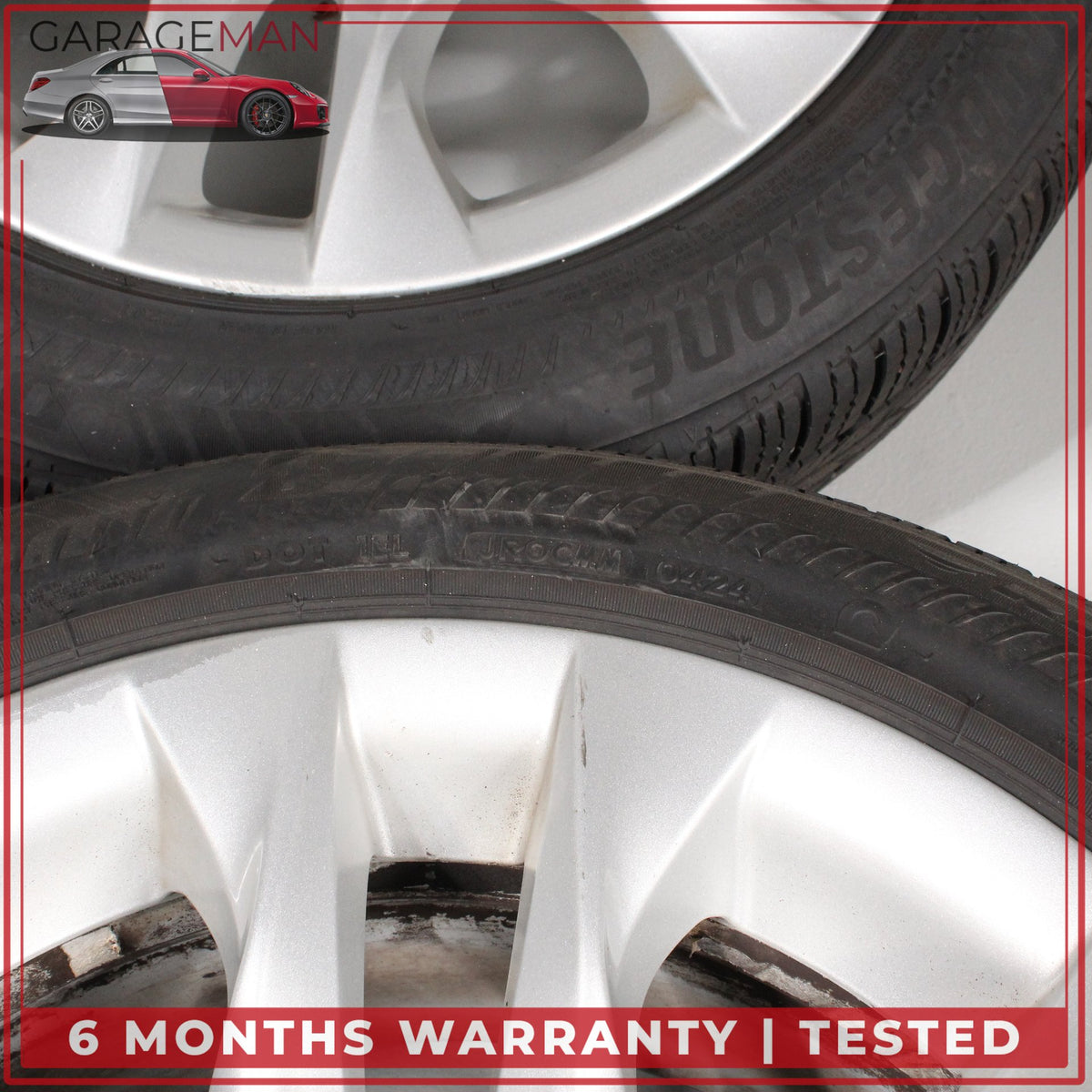 2010-2015 BMW X1 E84 Wheel Rim w/ Tire Set of 4 7.5JX17EH2 IS34 6861846 OEM