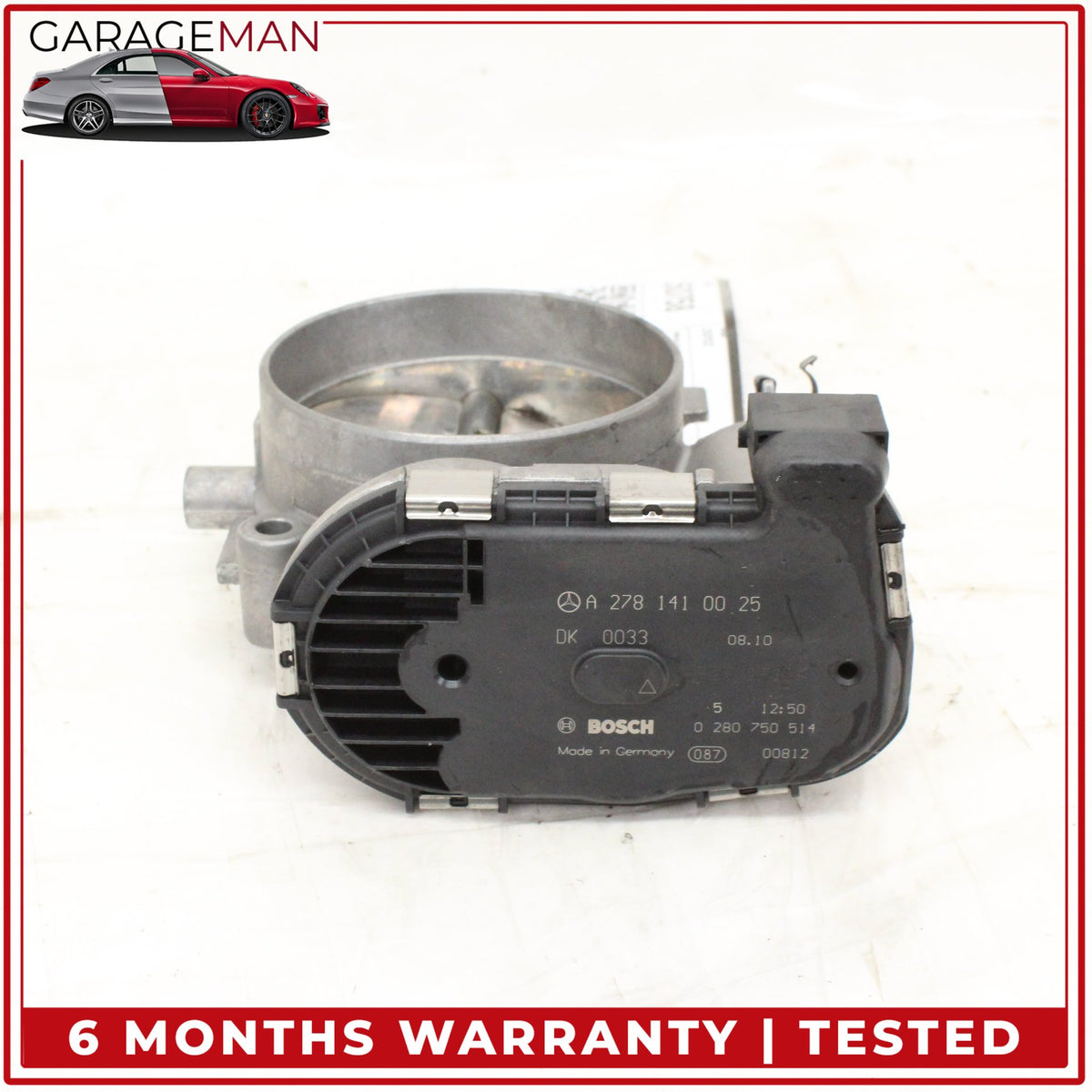 2011-2020 Mercedes W218 CLS63 AMG Engine Throttle Valve Body 2781410025 OEM