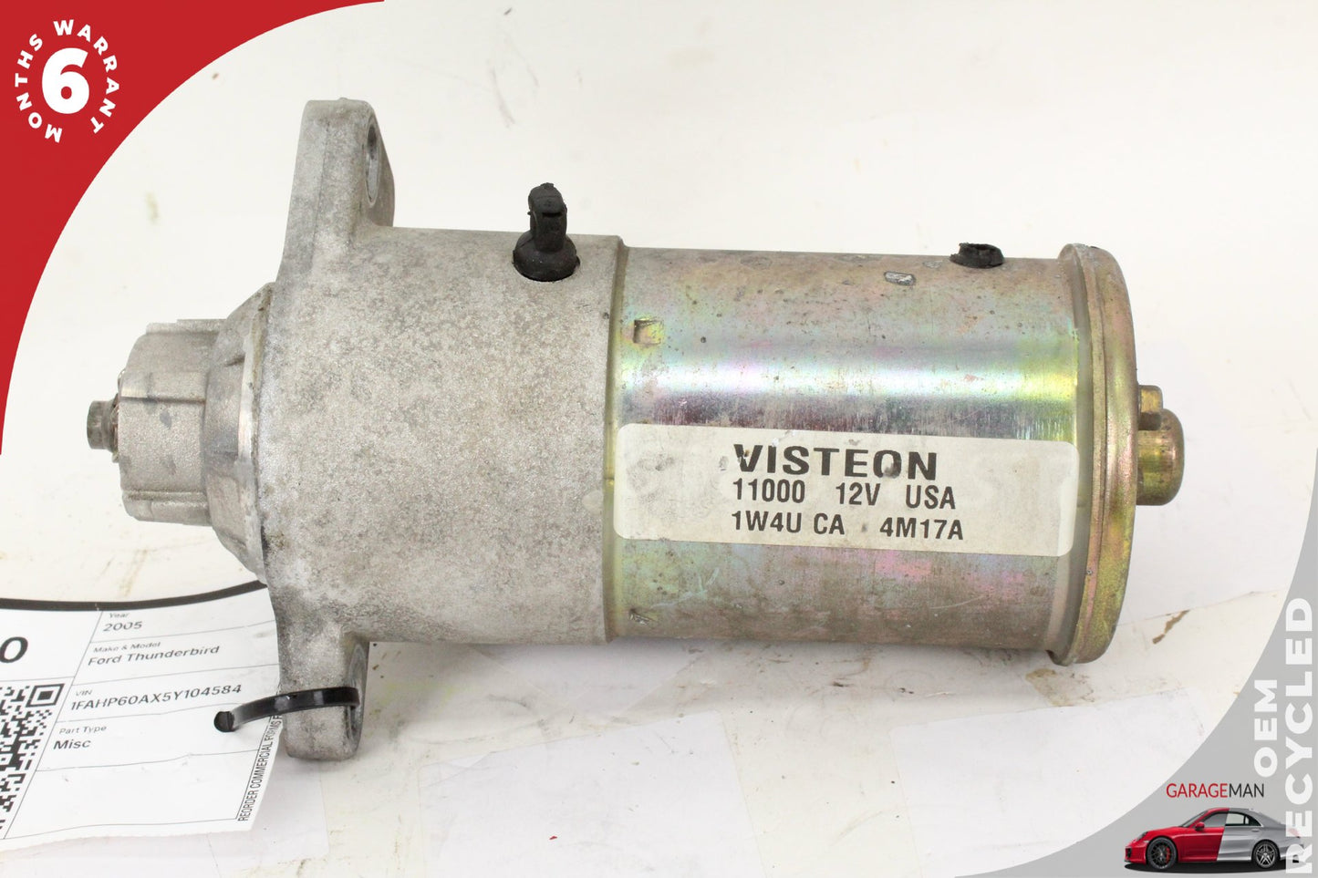 2002-2005 Ford Thunderbird 3.9L V8 Engine Motor Starter 6W4Z11002ARM OEM