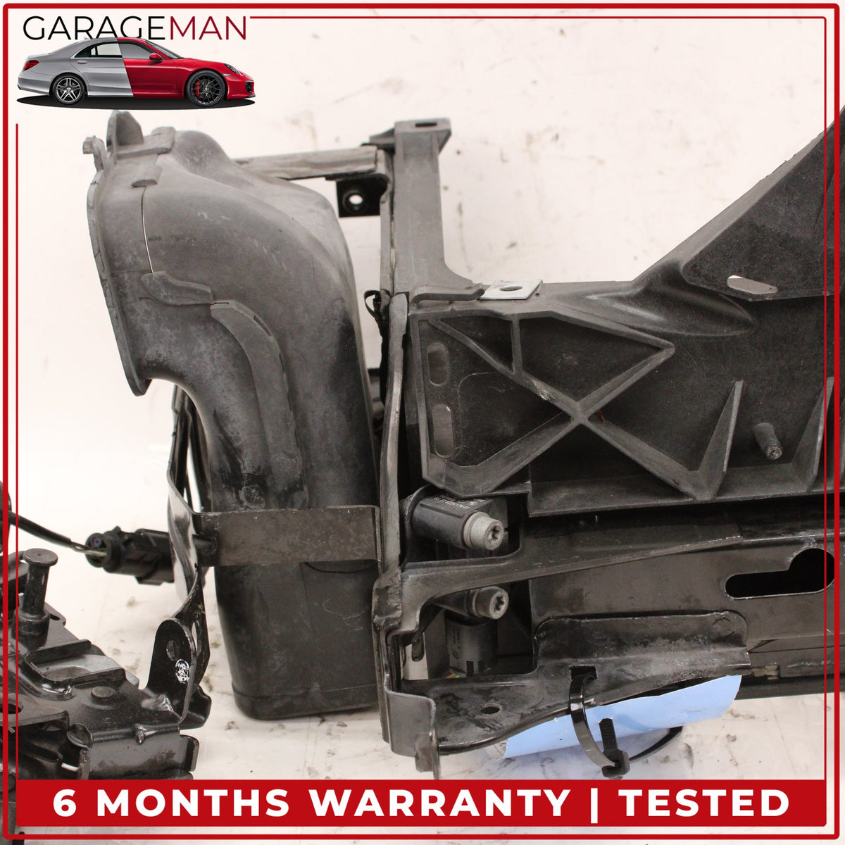 2009-2015 BMW 740i F01 Left Headlight Support Bracket Frame w/ Hood Latch OEM