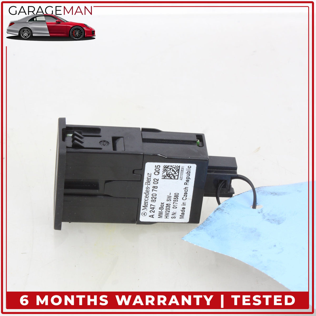 2019-2026 Mercedes W177 A220 CLA250 GLA250 Dash USB Charger Port 2389009101 OEM