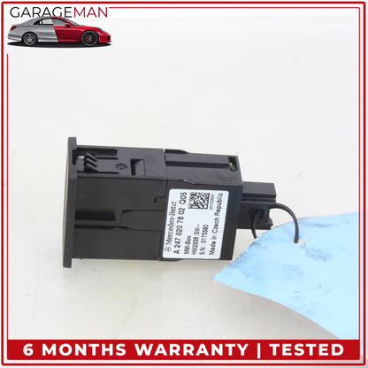 2019-2026 Mercedes W177 A220 CLA250 GLA250 Dash USB Charger Port 2389009101 OEM