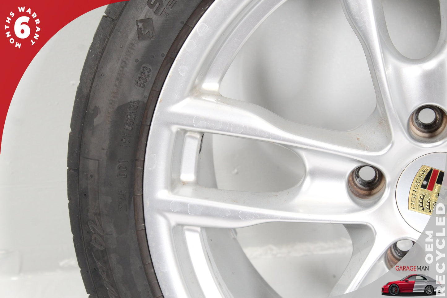 2013-2016 Porsche Boxster 981 Wheel Rim w/ Tire 9.5JX19H2 ET45 98136214302 OEM
