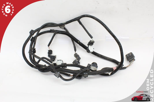 2012-2015 Tesla Model S 85D AWD Front Bumper Parking Assist Sensor PDC Set of 6 w/ Wire Harness 104847314A