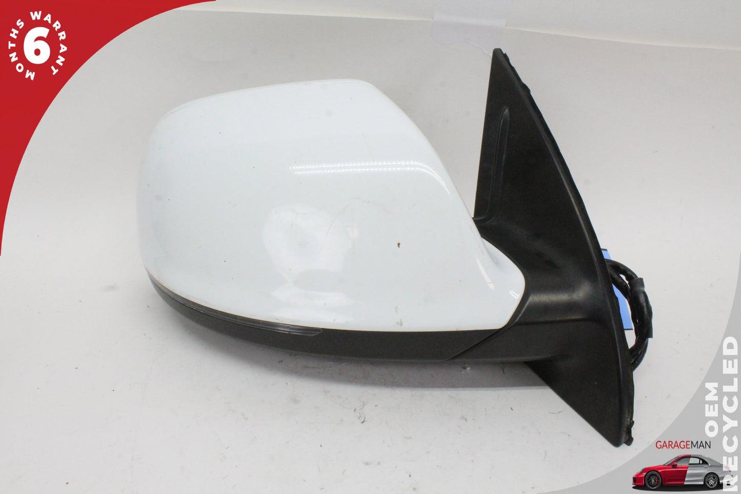 2011-2015 Audi Q7 Front Right Side Door Rear View Mirror White 4L1857410CL OEM
