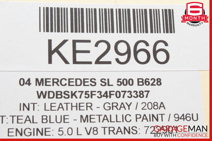 03-12 Mercedes R230 SL500 G500 G55 AMG Steering Wheel Airbag Air Bag SRS OEM