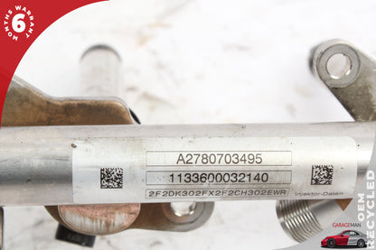 11-19 Mercedes-Benz CLS550 W218 Fuel Injection Rail Line Left Side 2780703495