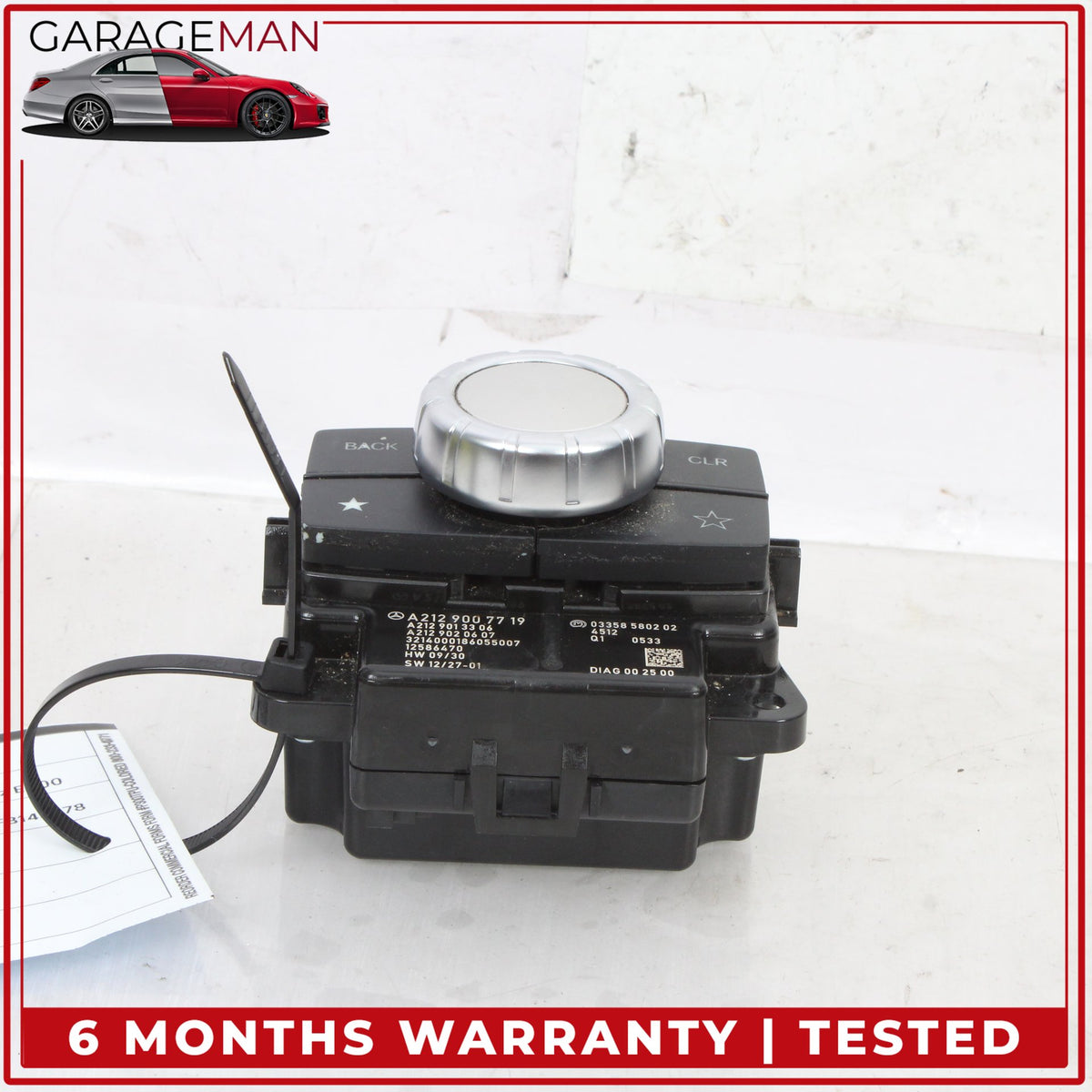 2014-2017 Mercedes W212 E400 Center Console Multi Function Control Switch OEM