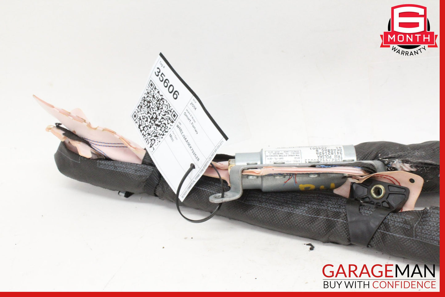 2008-2015 Smart Fortwo 451 Sedan Right Roof Curtain Airbag 4518600100 OEM