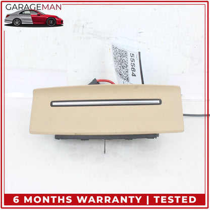 2012-2018 Audi A6 A7 Rear Center Console Outlet Socket Storage Trim Beige OEM