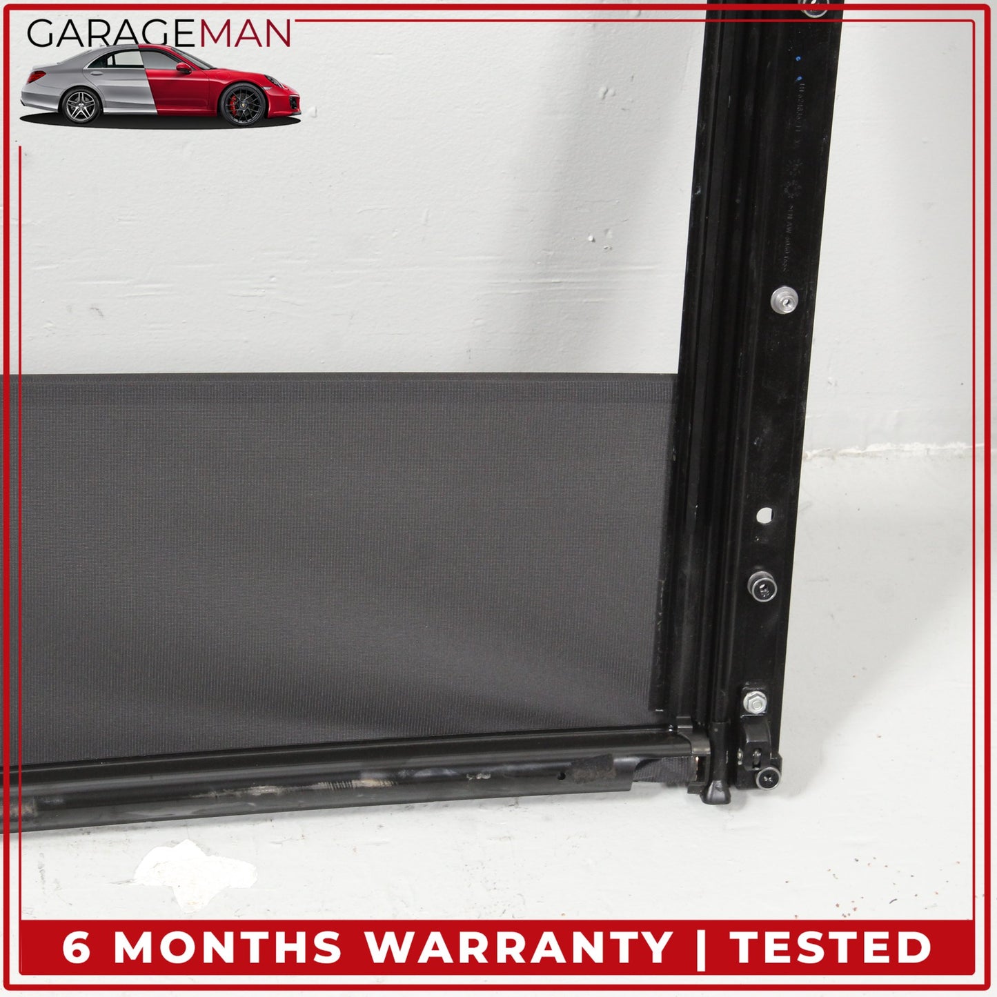 2015-2021 Mercedes W205 C300 Front Panoramic Sunroof Roller Blind Rail Frame OEM