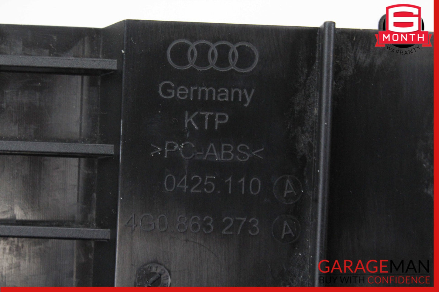 2012-2018 Audi A6 A7 Front Center Console Storage Tray Box Wood 4G0863273 OEM