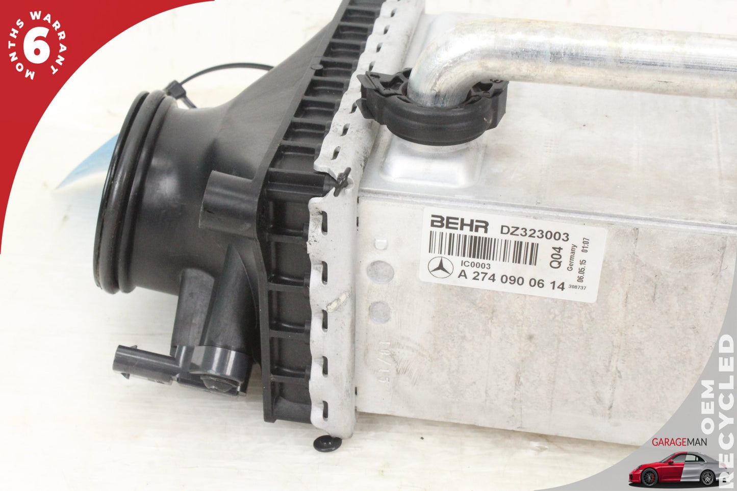 15-20 Mercedes-Benz C300 W205 RWD Intercooler Radiator 2740900614 Genuine