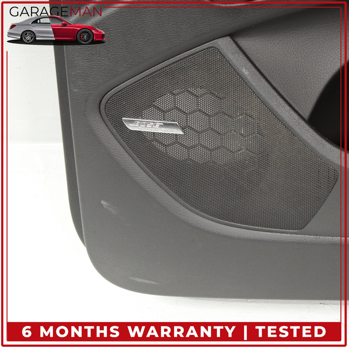 2007-2015 Audi Q7 Rear Right Side Interior Door Trim Panel w/ Sun Shade OEM